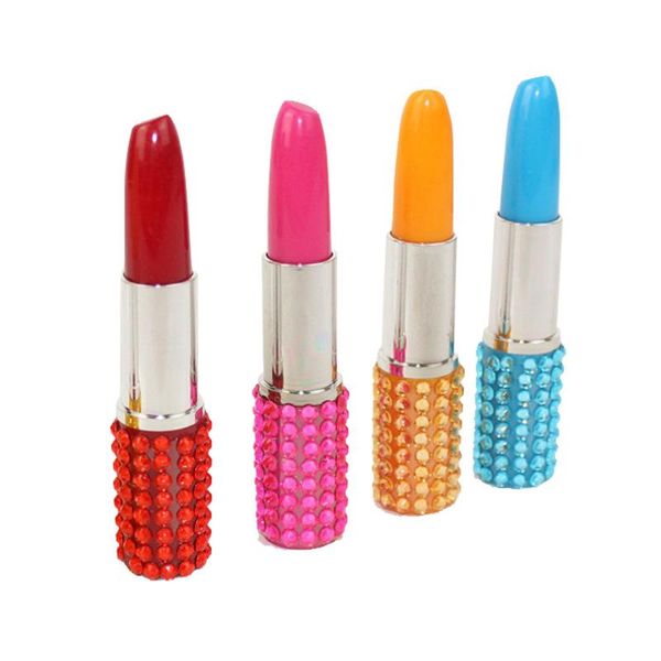 ballpoint pens korea creative stationery diamond lipstick pen lovely student prizes supplies office, Blue;orange 
ballpoint pens korea creative stationery diamond lipstick pen lovely student prizes supplies office, Blue;orange