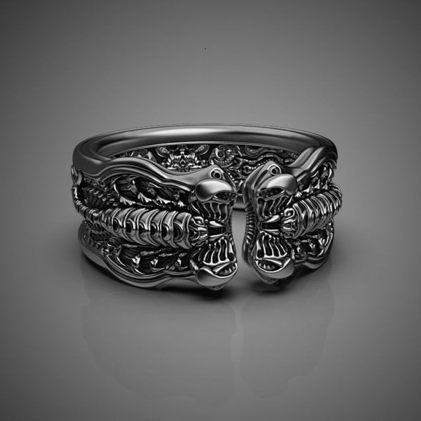 selling plated ring beset sanjie punk jewelry creative scorpion style opening black gold alloy, Silver
selling plated ring beset sanjie punk jewelry creative scorpion style opening black gold alloy, Silver