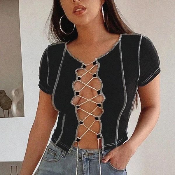 women's t-shirt street bandage wear tees punk style design mesh crop for women long sleeve female clothes vintage patchwork broken, White
women's t-shirt street bandage wear tees punk style design mesh crop for women long sleeve female clothes vintage patchwork broken, White