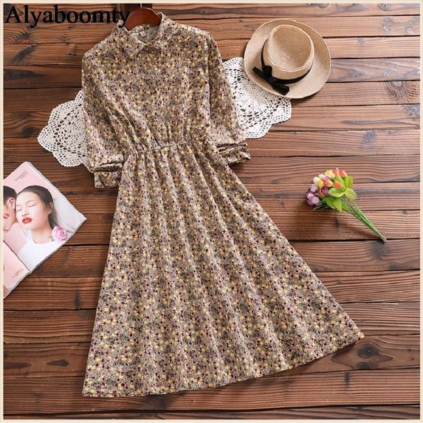 casual dresses mori girl autumn spring women sweet dress 10 colors turn-down collar floral print prairie chic elegant corduroy midi f5t2, Black;gray
casual dresses mori girl autumn spring women sweet dress 10 colors turn-down collar floral print prairie chic elegant corduroy midi f5t2, Black;gray