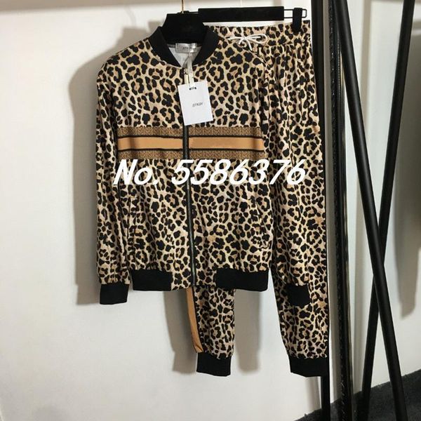women's two piece pants 2021 autumn style clothes leopard print long sleeve zipper coats and 2 outfits sets s-xl, White
women's two piece pants 2021 autumn style clothes leopard print long sleeve zipper coats and 2 outfits sets s-xl, White