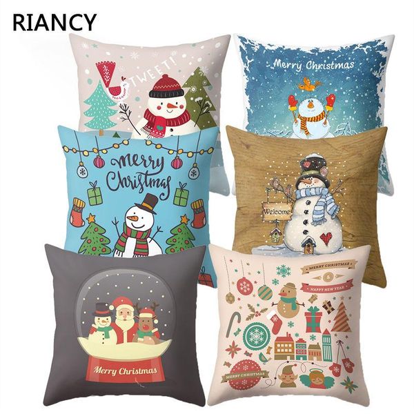 cushion/decorative pillow christmas snowman printed sofa decorative cushion cover pillowcase polyester throw home decor pillowcover 40543
cushion/decorative pillow christmas snowman printed sofa decorative cushion cover pillowcase polyester throw home decor pillowcover 40543