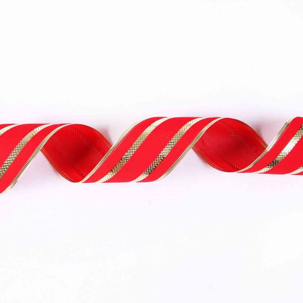 red flannel christmas ribbon 10m gold edge striped ornament wreath decorative ribbon pendant
red flannel christmas ribbon 10m gold edge striped ornament wreath decorative ribbon pendant
