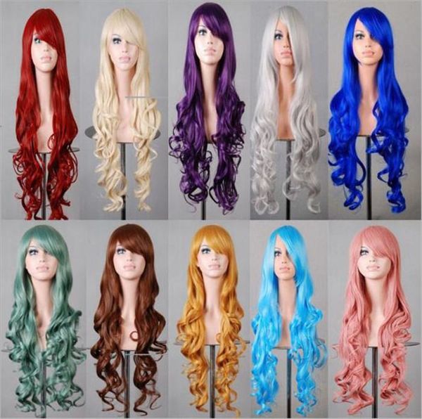 party masks 80cm fashion blue purple red black long wavy synthetic wig lolita anime cosplay woman wigs for halloween costume a380
party masks 80cm fashion blue purple red black long wavy synthetic wig lolita anime cosplay woman wigs for halloween costume a380