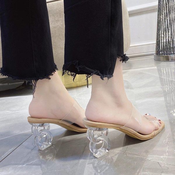 dress shoes women's high heel sandals fashion transparent pvc solid color open toe sandalias party size 42, Black
dress shoes women's high heel sandals fashion transparent pvc solid color open toe sandalias party size 42, Black