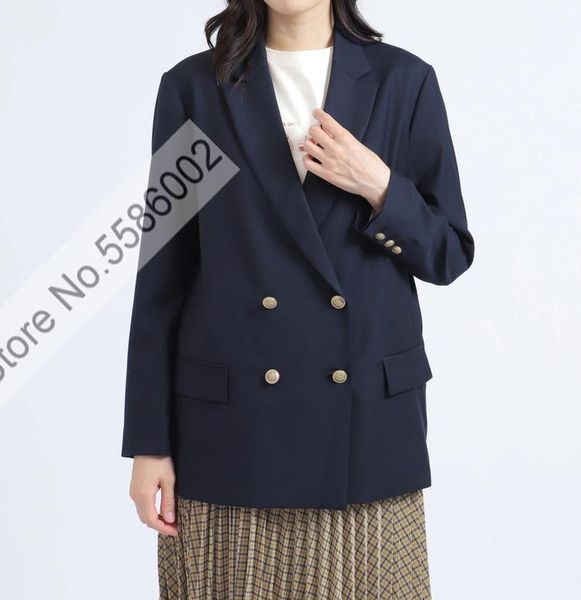 women's suits & blazers ladies viscose blend double-breasted long sleeve lapel pockets blazer top, White;black
women's suits & blazers ladies viscose blend double-breasted long sleeve lapel pockets blazer top, White;black