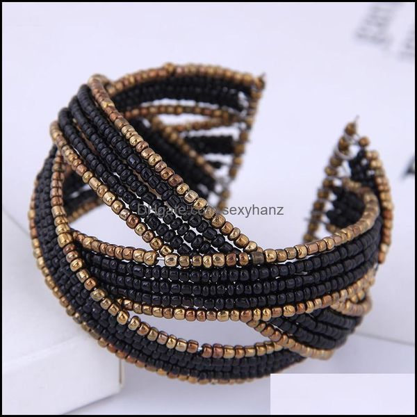 charm bracelets jewelry boho simple handwork mtilayer weave beaded opening cuff bracelaces & banglets for women fashion width bracelet drop, Golden;silver
charm bracelets jewelry boho simple handwork mtilayer weave beaded opening cuff bracelaces & banglets for women fashion width bracelet drop, Golden;silver