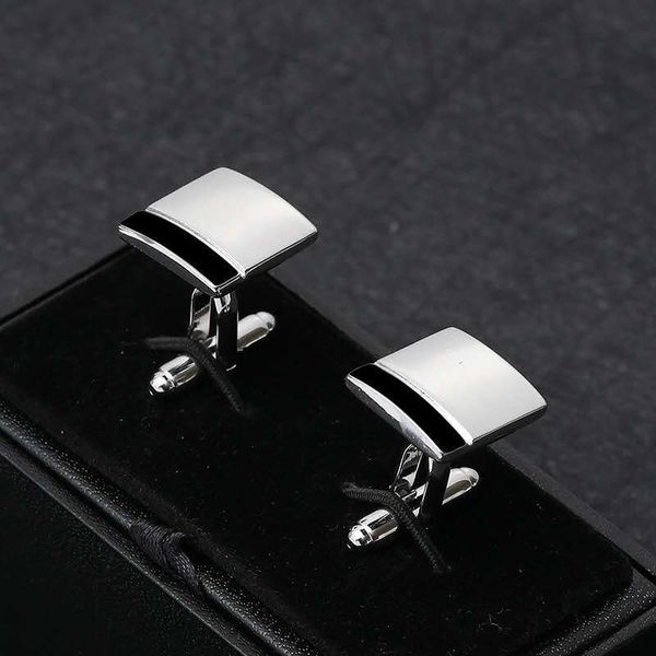simple proposal square black and white stitching french men's business shirt cufflinks, marriage, high-quality gift accessories, Silver
simple proposal square black and white stitching french men's business shirt cufflinks, marriage, high-quality gift accessories, Silver