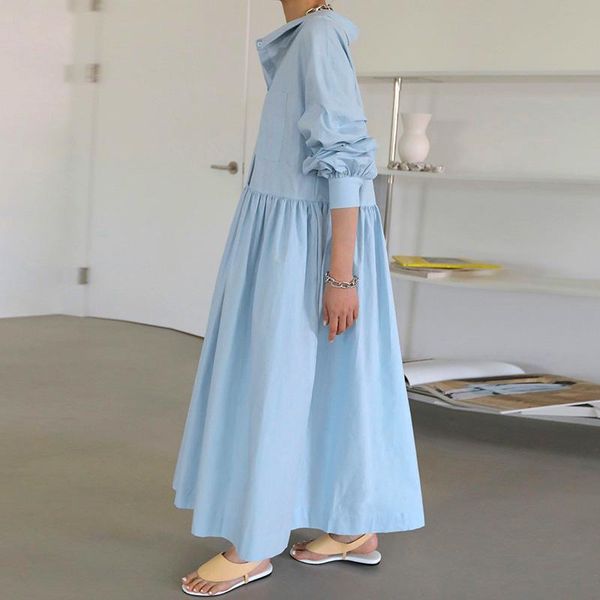 casual dresses loose dress women korean puff long sleeve ladies elegant 2021 spring oversize robe femme a2119, Black;gray
casual dresses loose dress women korean puff long sleeve ladies elegant 2021 spring oversize robe femme a2119, Black;gray