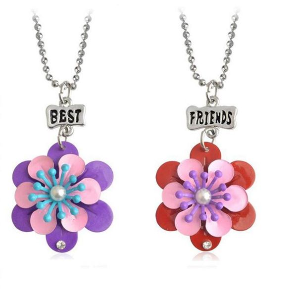 pendant necklaces 2021 design colorful pearl flower necklace bff 2pcs/set friend for women children jewelry kids gift, Silver
pendant necklaces 2021 design colorful pearl flower necklace bff 2pcs/set friend for women children jewelry kids gift, Silver