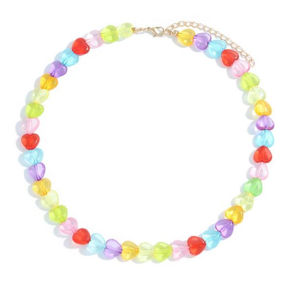 chains sweet lady heart handmade chain multicolor random fashion choker travel wedding accessories -selling necklace, Silver
chains sweet lady heart handmade chain multicolor random fashion choker travel wedding accessories -selling necklace, Silver