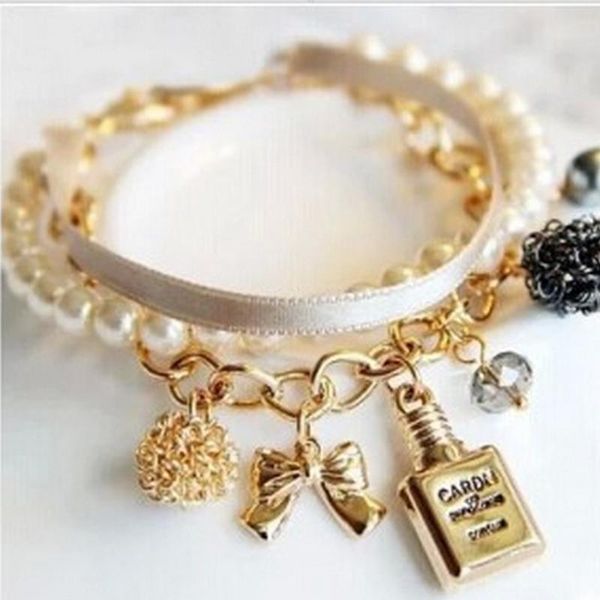 beaded, strands 2021 girl perfume bottle decoration jewelry pearl ribbon bow crystal bracelet ladies holiday banquet party gift, Black
beaded, strands 2021 girl perfume bottle decoration jewelry pearl ribbon bow crystal bracelet ladies holiday banquet party gift, Black