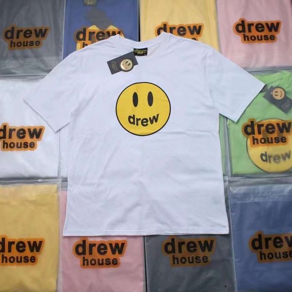 fashion brand drew smile justin bieber same short t shirt men and women loose couples half sleeve, White;black
fashion brand drew smile justin bieber same short t shirt men and women loose couples half sleeve, White;black