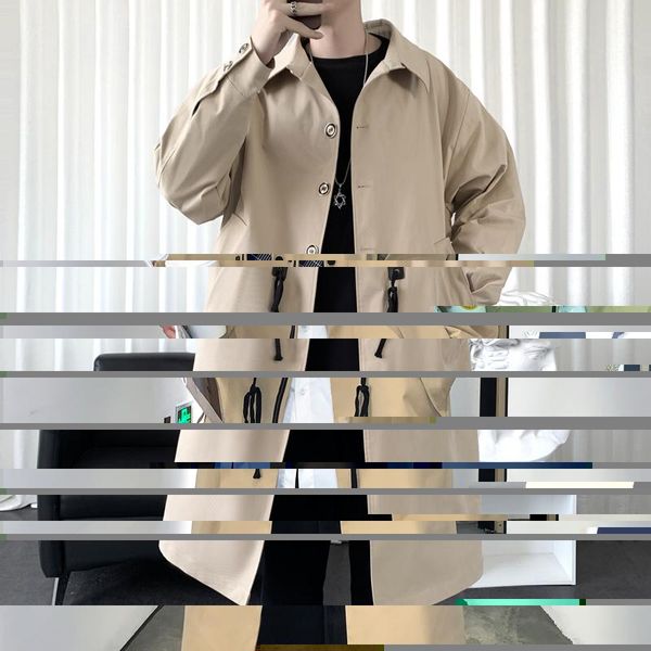 men's trench coats spring/autumn british style casual long jacket men cardigan overcoat streetwear solid male -3xl, Tan;black
men's trench coats spring/autumn british style casual long jacket men cardigan overcoat streetwear solid male -3xl, Tan;black