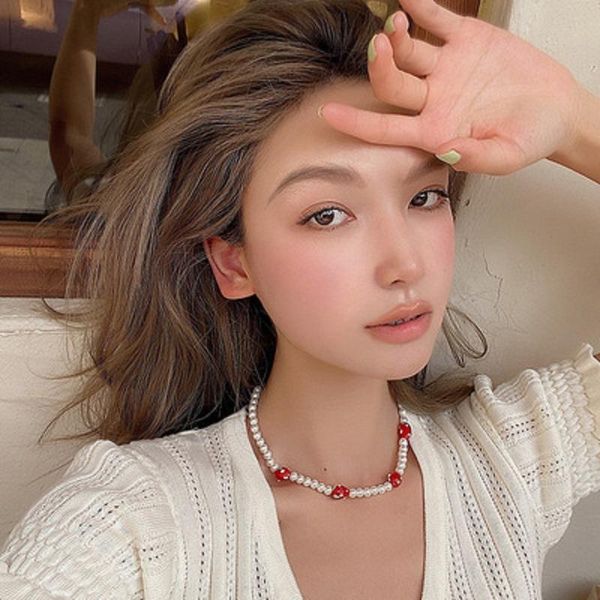 chokers find me alloy imitation pearl necklace simple geometric acrylic strawberry clavicle for women jewelry accessories, Golden;silver
chokers find me alloy imitation pearl necklace simple geometric acrylic strawberry clavicle for women jewelry accessories, Golden;silver