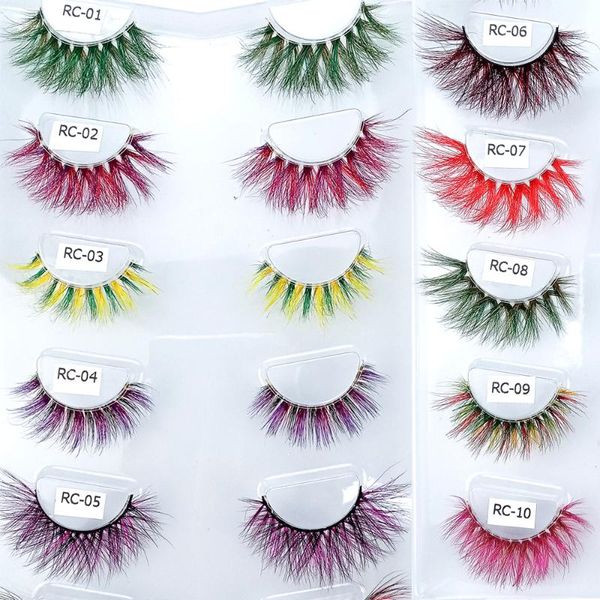 false eyelashes 1pairs multi color 3d 5d real mink halloween dramatic colored natural long fluffy makeup party fake eye lash
false eyelashes 1pairs multi color 3d 5d real mink halloween dramatic colored natural long fluffy makeup party fake eye lash