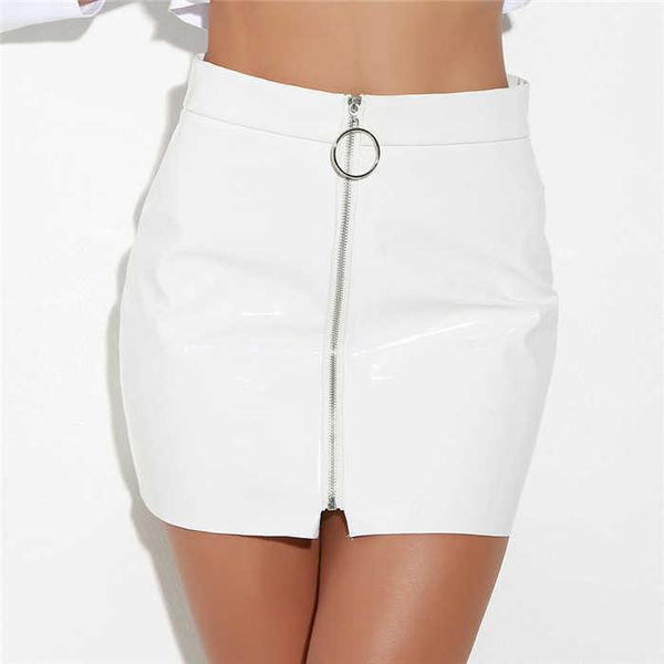 waist glossy short high faux pu leather mini skirt party zipper ring punk white black bandage skirt women pencil skirts
waist glossy short high faux pu leather mini skirt party zipper ring punk white black bandage skirt women pencil skirts