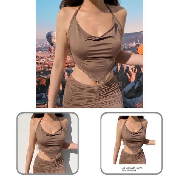 two piece dress solid color soft quick drying bodycon skirt with a-line breathable for home, White
two piece dress solid color soft quick drying bodycon skirt with a-line breathable for home, White