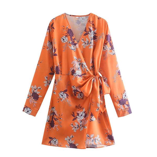 casual dresses summer women vintage floral print satin wrap dress long sleeve cross v neck a-line ladies vestido, Black;gray
casual dresses summer women vintage floral print satin wrap dress long sleeve cross v neck a-line ladies vestido, Black;gray