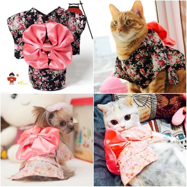 japan style pet cat kimono small flower clothes dog with big bowknot dress up necessary for costumes
japan style pet cat kimono small flower clothes dog with big bowknot dress up necessary for costumes