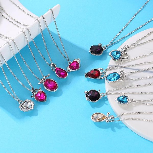 pendant necklaces abdoabdo heart necklace women twelve constellation crystal pendants clavicle chain simple wild statement set, Silver
pendant necklaces abdoabdo heart necklace women twelve constellation crystal pendants clavicle chain simple wild statement set, Silver