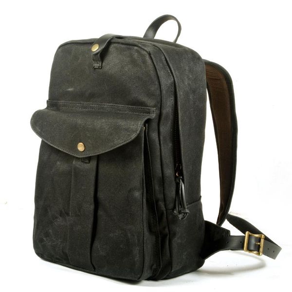backpack retro oil wax waterproof canvas travel schoolbag outdoor mountaineering bag hiking leisure computer
backpack retro oil wax waterproof canvas travel schoolbag outdoor mountaineering bag hiking leisure computer