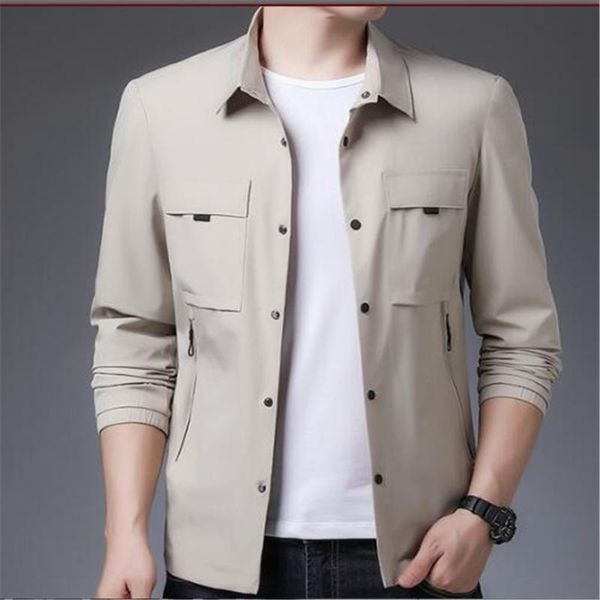 men's jackets 2021 spring and autumn jacket fashion casual slim handsome clothes men coat outerwear, Black;brown
men's jackets 2021 spring and autumn jacket fashion casual slim handsome clothes men coat outerwear, Black;brown
