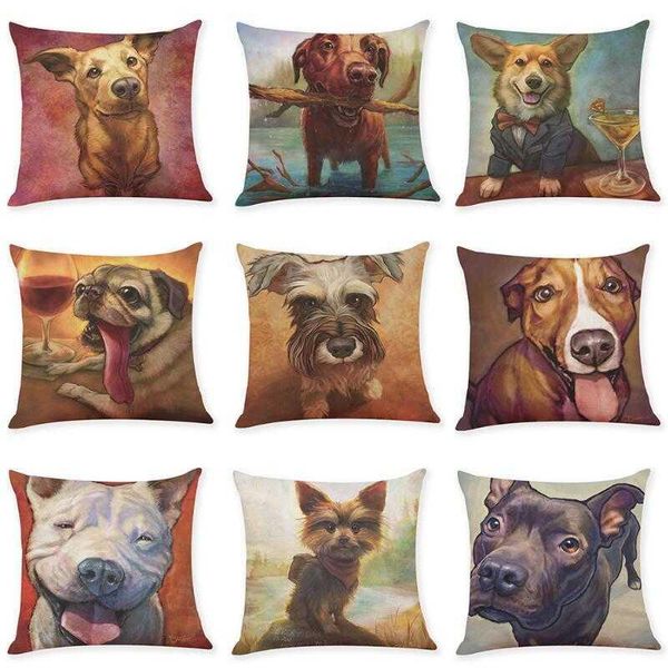 cushion/decorative pillow cushion cover funny pet dog pattern linen throw decorative pillowcase home decoration case for car sofa 45x45cm
cushion/decorative pillow cushion cover funny pet dog pattern linen throw decorative pillowcase home decoration case for car sofa 45x45cm