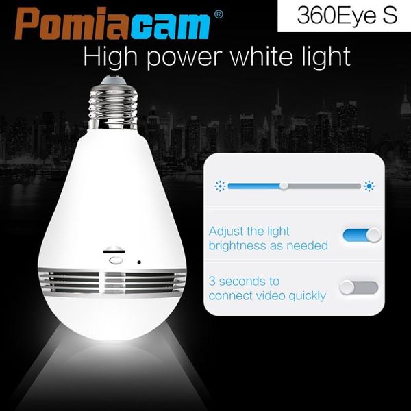 3.0mp bulb light wireless wifi ip camera ec29 360 degree panoramic fisheye home security cctv night vision voice intercom cameras
3.0mp bulb light wireless wifi ip camera ec29 360 degree panoramic fisheye home security cctv night vision voice intercom cameras