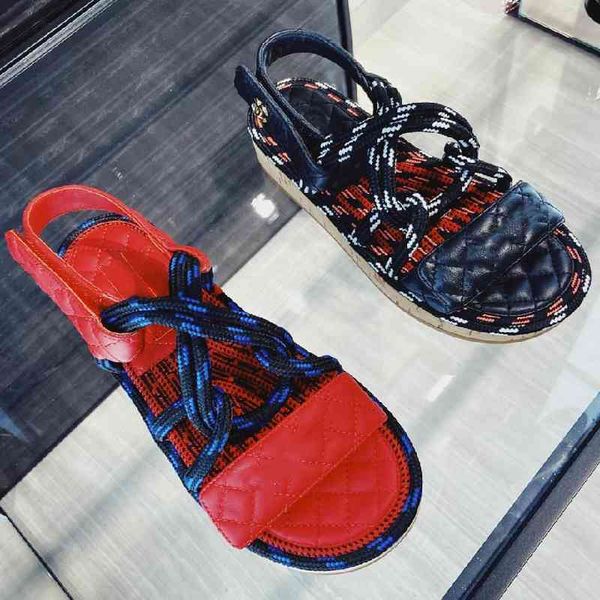 rope woman shoes flat sandals woman summer casual outdoor shoes women fashion sandalias new shoes mixed color zapatos de mujer, Black
rope woman shoes flat sandals woman summer casual outdoor shoes women fashion sandalias new shoes mixed color zapatos de mujer, Black