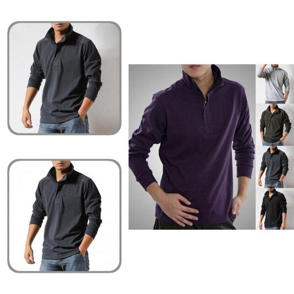 men's casual shirts thick trendy stand collar male shirt skin-friendly autumn for office, White;black
men's casual shirts thick trendy stand collar male shirt skin-friendly autumn for office, White;black