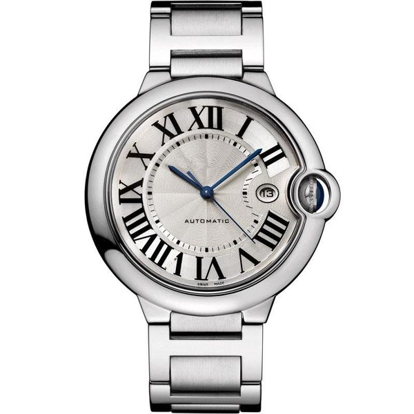 wristwatches classic luxury sapphire automatic watch for men stainless steel men's mechanical watches brand male clock 42mm, Slivery;brown
wristwatches classic luxury sapphire automatic watch for men stainless steel men's mechanical watches brand male clock 42mm, Slivery;brown
