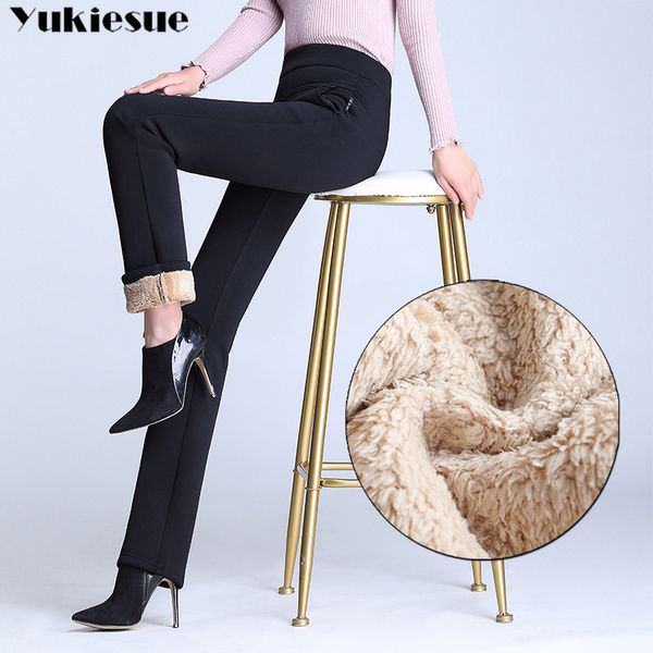 women winter fleece warm pants velvet thick trousers high waist elastic long stretch straight casual plus size s-4xl 210518, Black;white
women winter fleece warm pants velvet thick trousers high waist elastic long stretch straight casual plus size s-4xl 210518, Black;white