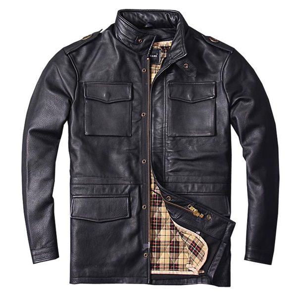 men's leather & faux 2021 black long m65 genuine mens jacket real thick cowhide plus size 6xl russian winter warm coat
men's leather & faux 2021 black long m65 genuine mens jacket real thick cowhide plus size 6xl russian winter warm coat