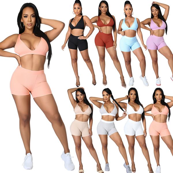 womens camisoles solid color leisure fashion vest and shorts two piece sets for women sports underwear set, Black;white
womens camisoles solid color leisure fashion vest and shorts two piece sets for women sports underwear set, Black;white