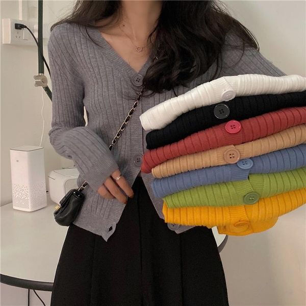 women's knits & tees spring autumn knit v-neck cardigans women casual slim button coat outwear female basic crop jacket, White
women's knits & tees spring autumn knit v-neck cardigans women casual slim button coat outwear female basic crop jacket, White