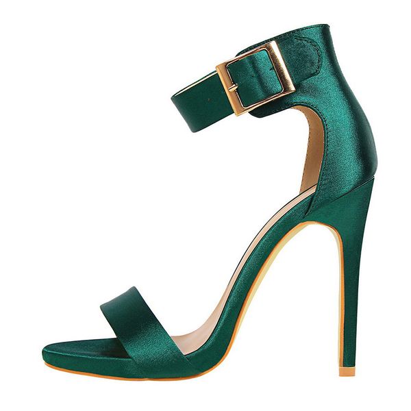 sandal more recent fashion thin shoes high heels feminine sandals, Black