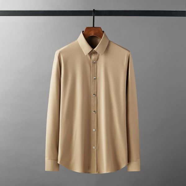 men's casual shirts minglu autumn winter thick luxury long sleeve metal pentagram buckle male shrits slim fit party man, White;black
men's casual shirts minglu autumn winter thick luxury long sleeve metal pentagram buckle male shrits slim fit party man, White;black