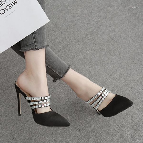 summer fashion women glitter designer sandals pink satin crystal bling mules female prom stripper heels shoes slippers1, Black
summer fashion women glitter designer sandals pink satin crystal bling mules female prom stripper heels shoes slippers1, Black