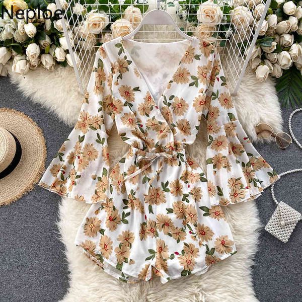 neploe boho flower print jumpsuits women fashion v neck flare sleeve rompers elegant slim waist wide leg beach bodysuit 1d014 210423, Black;white
neploe boho flower print jumpsuits women fashion v neck flare sleeve rompers elegant slim waist wide leg beach bodysuit 1d014 210423, Black;white