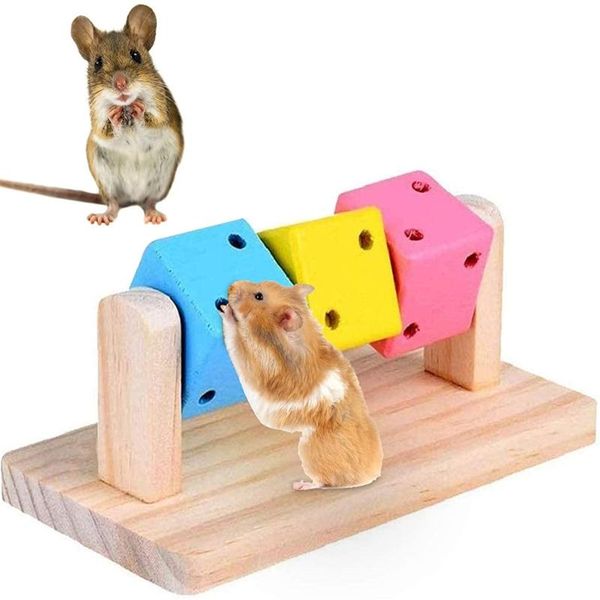 small animal supplies pet chew toys wooden platform with colorful wood blocks for hamster gerbil degu cage accessories
small animal supplies pet chew toys wooden platform with colorful wood blocks for hamster gerbil degu cage accessories