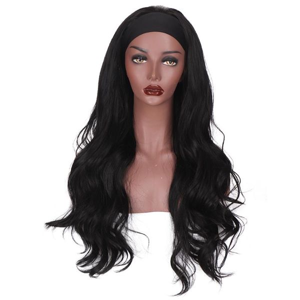 synthetic long wavy headband wig for black women none replacement body wave daily party headwraps hair wigs
synthetic long wavy headband wig for black women none replacement body wave daily party headwraps hair wigs
