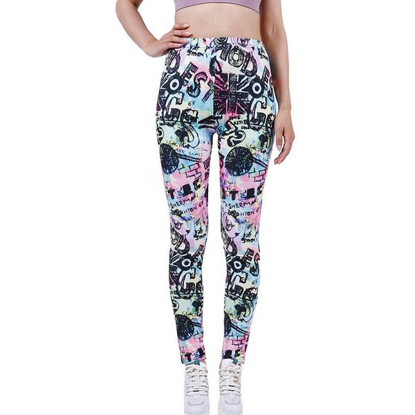 women's leggings nducjsi letter graffiti printed workout clothes jeggings fitness leggins elastic pants women, Black
women's leggings nducjsi letter graffiti printed workout clothes jeggings fitness leggins elastic pants women, Black