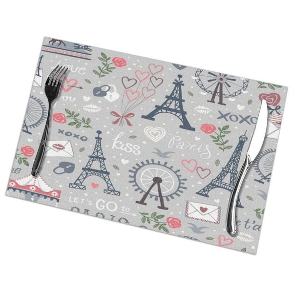 mats & pads set of 6 observation wheel and eiffel tower placemats for dining table place mat in kitchen accessories cup wine
mats & pads set of 6 observation wheel and eiffel tower placemats for dining table place mat in kitchen accessories cup wine