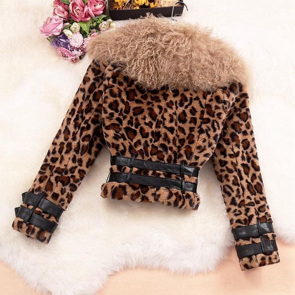 women's down & parkas women 2021 autumn winter fashion leopard print jackets female thick warm cotton padded coat faux fur collar c222, Black
women's down & parkas women 2021 autumn winter fashion leopard print jackets female thick warm cotton padded coat faux fur collar c222, Black