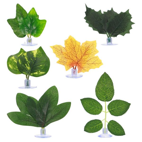 6pcs aquarium plants artificial leaves simulation landscape with suction decorations
6pcs aquarium plants artificial leaves simulation landscape with suction decorations