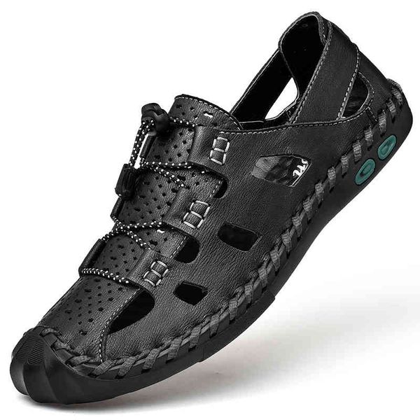 slippers summer shoes for men's large size deadlift sandals breathable genuine leather middle-aged driving beach hollow 1nw6, Black
slippers summer shoes for men's large size deadlift sandals breathable genuine leather middle-aged driving beach hollow 1nw6, Black