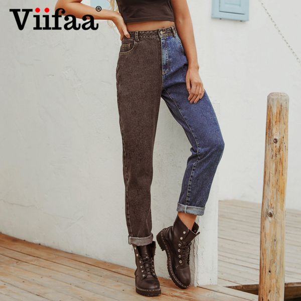 viifaa black and blue two tone high waist denim jeans for women 2021 zipper fly casual ladies straight jeans
viifaa black and blue two tone high waist denim jeans for women 2021 zipper fly casual ladies straight jeans