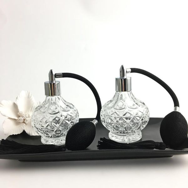 storage bottles & jars 80ml vintage crystal refillable glass perfume atomizer bottle black long bulb spray lady wedding gift art decorations
storage bottles & jars 80ml vintage crystal refillable glass perfume atomizer bottle black long bulb spray lady wedding gift art decorations