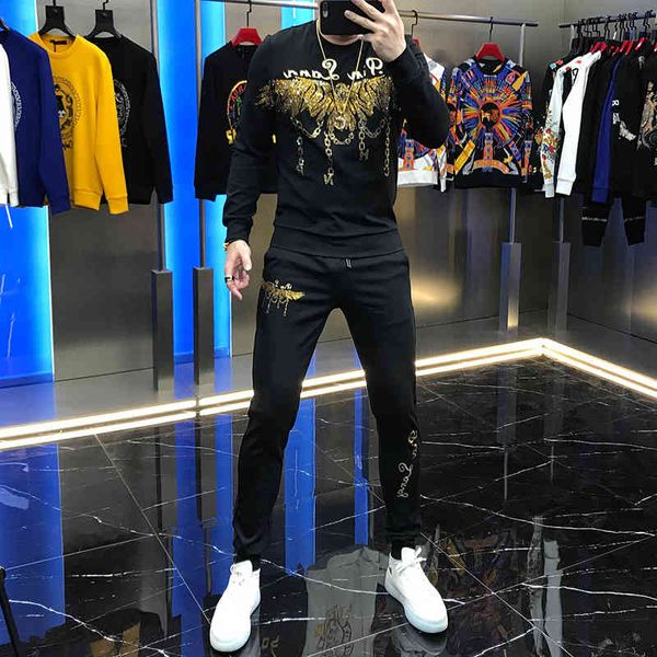 hoodies -fall fashion fried male suit nightgown young beautiful pants two men's garments, Black
hoodies -fall fashion fried male suit nightgown young beautiful pants two men's garments, Black